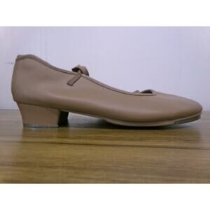 Dance Tan Tap Shoes Danshuz 752 Adult 7.5M Mary Jane Buckle